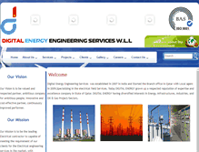 Tablet Screenshot of digitalenergy-group.com